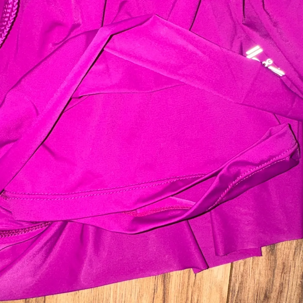 Luogongzi Women's Drawstring Active Skort - Magenta - Picture 4 of 5